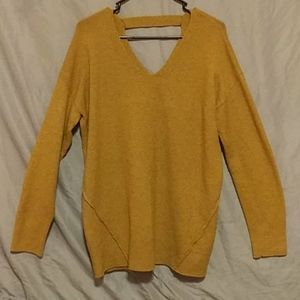 Mustard Yellow Long Sweater